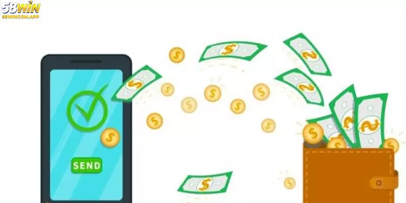 Cách thức rút tiền 58Win về tài khoản
