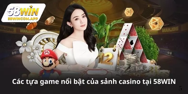 Khám phá những game ở sảnh casino
